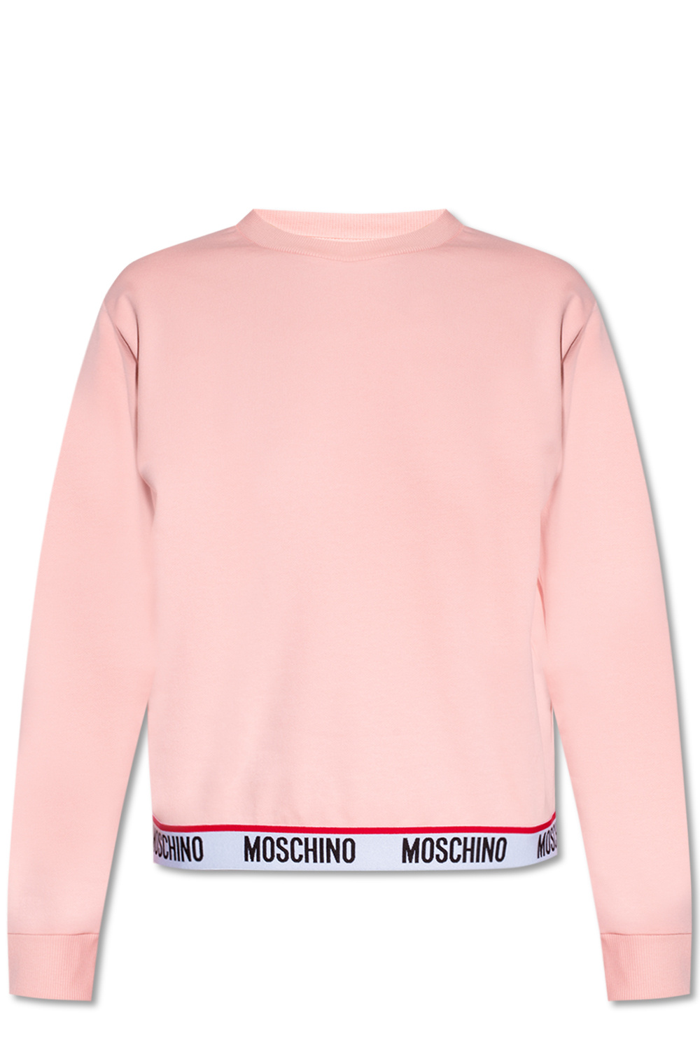 Moschino logo band sweatshirt hotsell